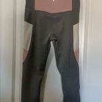 Kate Spade Pink Grey and White Color Block Cropped Leggings Photo 9