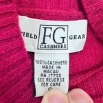 Field Gear 100% Cashmere Maroon Red Mockneck Sweater Minimalist Fall Essential S Photo 3