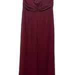 Jenny Packham NWT JP1034 Halter Chiffon Sleeveless Bridesmaid Dress Cabernet 10 Photo 4