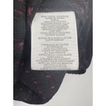 Joie  Shirt Womens V-Neck Geometric Pullover Black Long‎ Sleeve Size Medium Photo 3