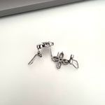 Classic Clover Clip Post Earrings Silver Photo 5