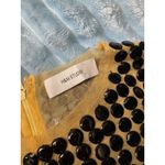 H&M Studio Black Sequin Mesh Sheer Sleeveless Mini Dress size 6 Photo 2