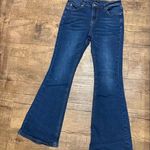 Flamingals by flamingo flare bootcut western darkwash jeans Blue Size 29 Photo 0