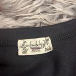 Free People  Intimately Cross My Heart keyhole halter thong bodysuit black XL Photo 4