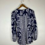 Lulus  Flower Power Play Navy Blue Print Romper Photo 6