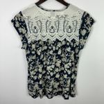 Anthropologie Postmark Anthro Embroidered Eyelet Floral Blouse Women S Boho Cottagecore Top Photo 2