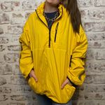 Old Navy Retro 90’s Yellow Quarter Zip Rain Jacket Photo 2