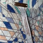 Free People  Easy Rider Sheer Geometric Print Long Sleeve Button Down Blouse Photo 7