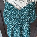 Maurice's  Liberty Floral Green Cami Spaghetti Tank Top Ruched Front Cute Size XL Photo 1