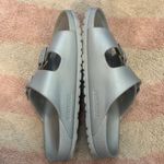Birkenstock  Arizona EVA Silver Stealth Buckle Sandal Slides Waterproof Recovery Photo 3