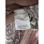 Shona joy LShona Joy Women's Brown Pallenberg Floral Linen Peplum Blouse Sz 6 Ballon $335 Photo 2