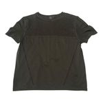 Varley  size xxs xs green gray short sleeve athletic workout cut out Top Photo 0