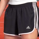Adidas  black 3striped ladies running shorts! Photo 2