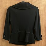 Cache  black three quarter sleeve blazer woman’s size small Photo 6