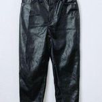 Madewell Faux Leather Jeans Photo 4