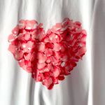 Heart Print Shirt, Small White Photo 1