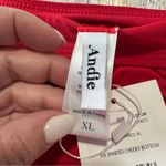 ANDIE  Swim the Banded Cheeky Bikini Bottom NWT‎ size XL Cherry Red Swimsuit Photo 6