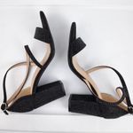 Kelly & Katie  Paloona Rhinestones Heels Sandals Strappy Pumps Black Size 9M Photo 5