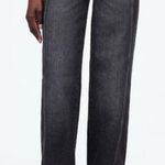 Madewell Gray Black Tapered Jeans Size 16 Photo 0