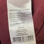 Jacqueline De Yong Classic New York Crewneck Burgundy Sweatshirt Size Small Red Photo 3