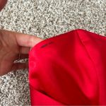 Alfred Angelo  Red Satin Strapless Mini Dress Bow Formal Prom Party Holiday Small Photo 1