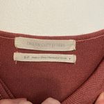 Urban Outfitters Rose Marie Tie Shoulder Mini Dress Mauve Ribbed Sweater Bodycon Photo 5