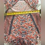 Free People Floral Print Jumpsuit - Orange and Blue Photo 6