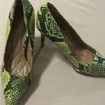 Heels Stylish Yellow Snake Print Women's Shoes by Rouge 6 Photo 3