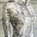 Disney New  holiday comic style zip up hoodie size S (juniors) Photo 1