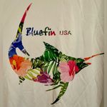 Bluefin  swim shirt - cover up - white with floral fish - XL Photo 4