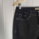 Nine West Women's Retro Mid Rise Dark Wash Bootcut Embroidered Jeans Size 2 Photo 1