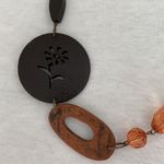 Super Cute Boho Adjustable Necklace Brown Photo 2