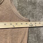 Aerie  Tank Top Womens XL Ribbed Tan Henley Shirt Basic Fitted Layering Photo 4