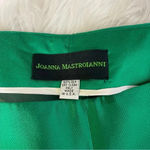 Joanna Mastroianni Green Silk Pants Size Large Photo 5