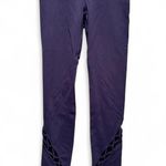 Alo Yoga  Navy Blue Entwine Laced Mid Rise Leggings Size XS Photo 2