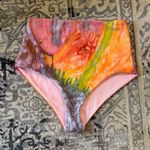 Mara Hoffman NWT  Lydia High Waisted Bikini Bottom in Multi Tie Dye Size Small Photo 2