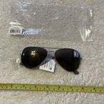 joe's jeans Joe’s Jeans Satin Lt Gunmetal Aviator Sunglasses Photo 2
