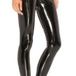 Commando Leggings Size Small Perfect Control Faux Patent Leather Shiny Liquid Photo 0