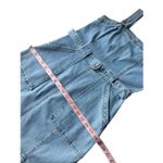 American Eagle  Super Stretch Denim Overall Mini Dress Size 8 Photo 6