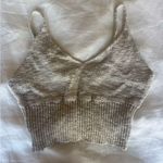 Debut Beige Knit Crop Top - S Photo 0
