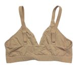 SKIMS Fits Everybody Crossover Bralette 2X Tan Nude Wireless EUC Photo 2