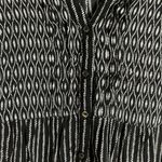 Maeve Anthropologie  Calia Black White Printed Button Front Tunic Top Size 2 Photo 9