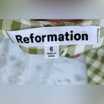 Reformation  Crimini Dress in Patio green floral print size 6 Photo 9