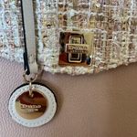 Dune London  Blush Pink Tweed Boucle top Handle Bag can add Crossbody Strap Photo 1