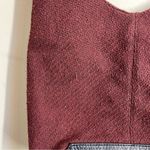 Pistil Wool Blend Shoulder Bag Crossbody Purse Burgundy Red Photo 10