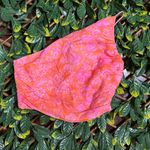 ZARA  pink and orange floral paisley one shoulder crop top size small Photo 1