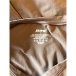 SKIMS  Fits Everybody Long Sleeve Crew Neck Bodysuit Stretch Umber Size 4X NWT Photo 1