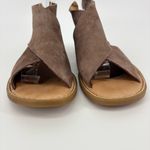 Born Iwa Sandals Size 8 Bronze Shiny Metallic Brown Photo 2