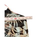 Linea Donatella Linea Donnella Tropical Black Floral Satin Feel Mermaid Maxi Slip Dress L Y2K Photo 12