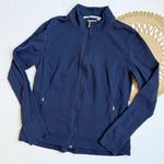 Athleta Navy Blue Zip-Up Athletic Jacket Photo 0